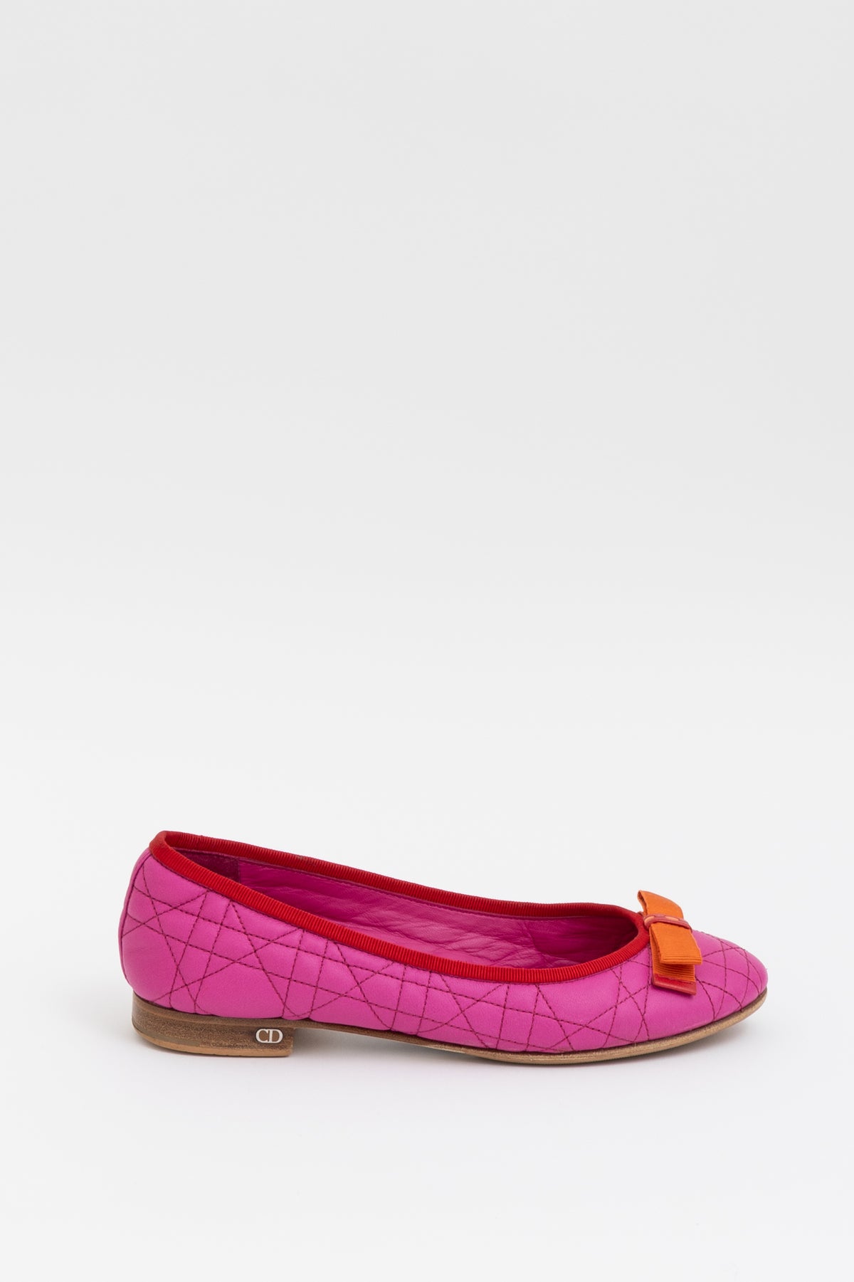 Quilted Cannage Ballet Flats