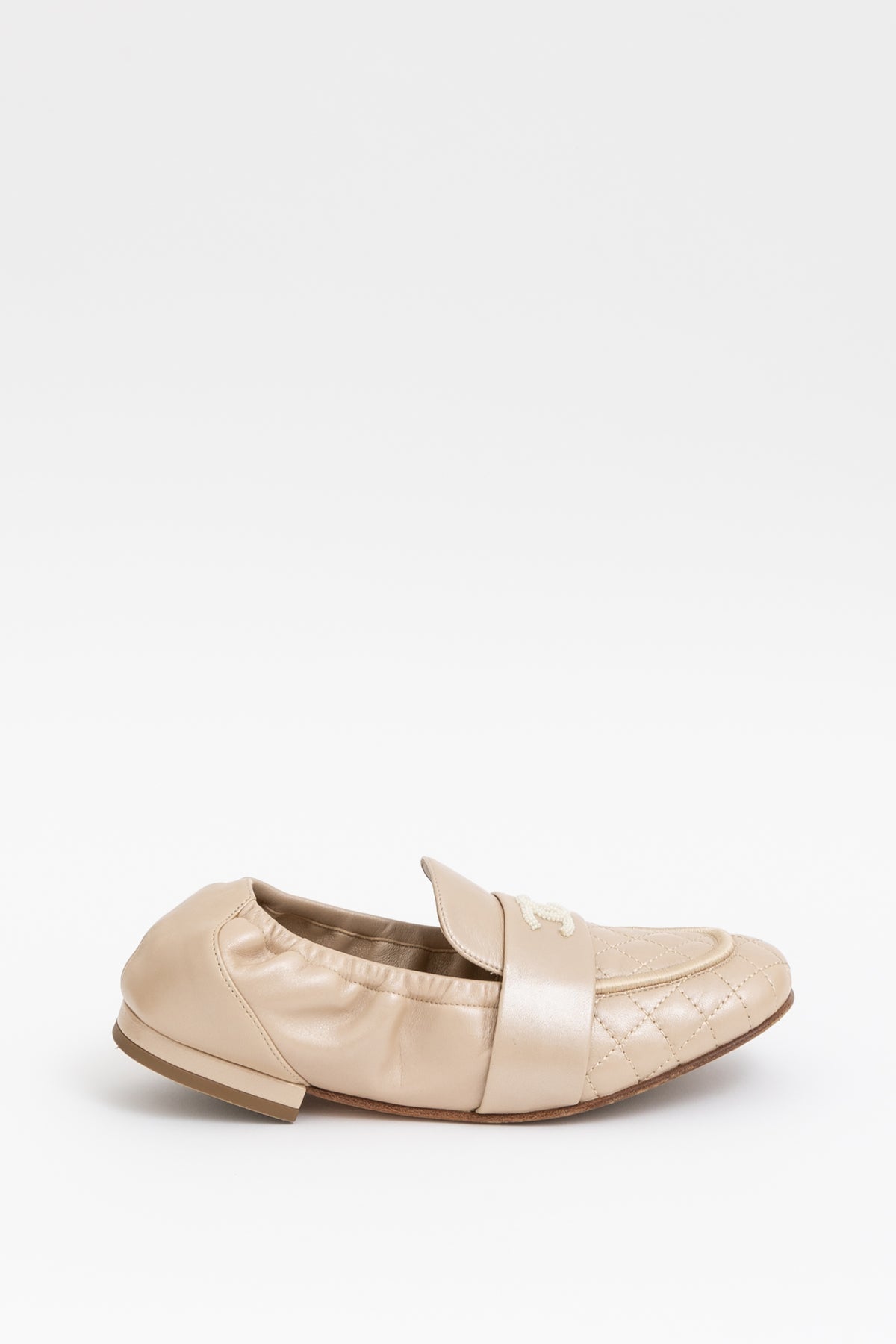 Laminated Pearlescent Loafers