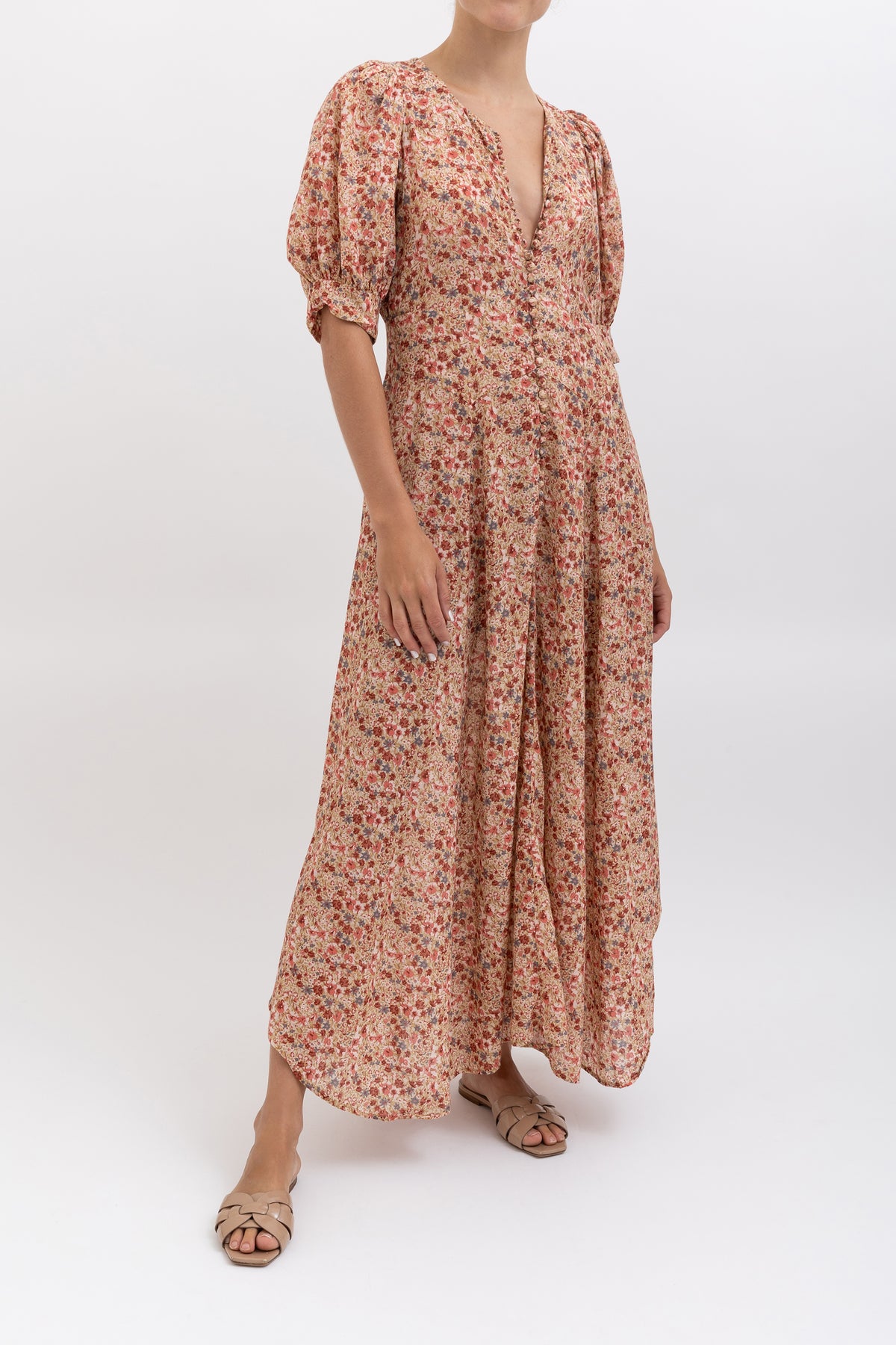 Laurel Floral Midi Dress