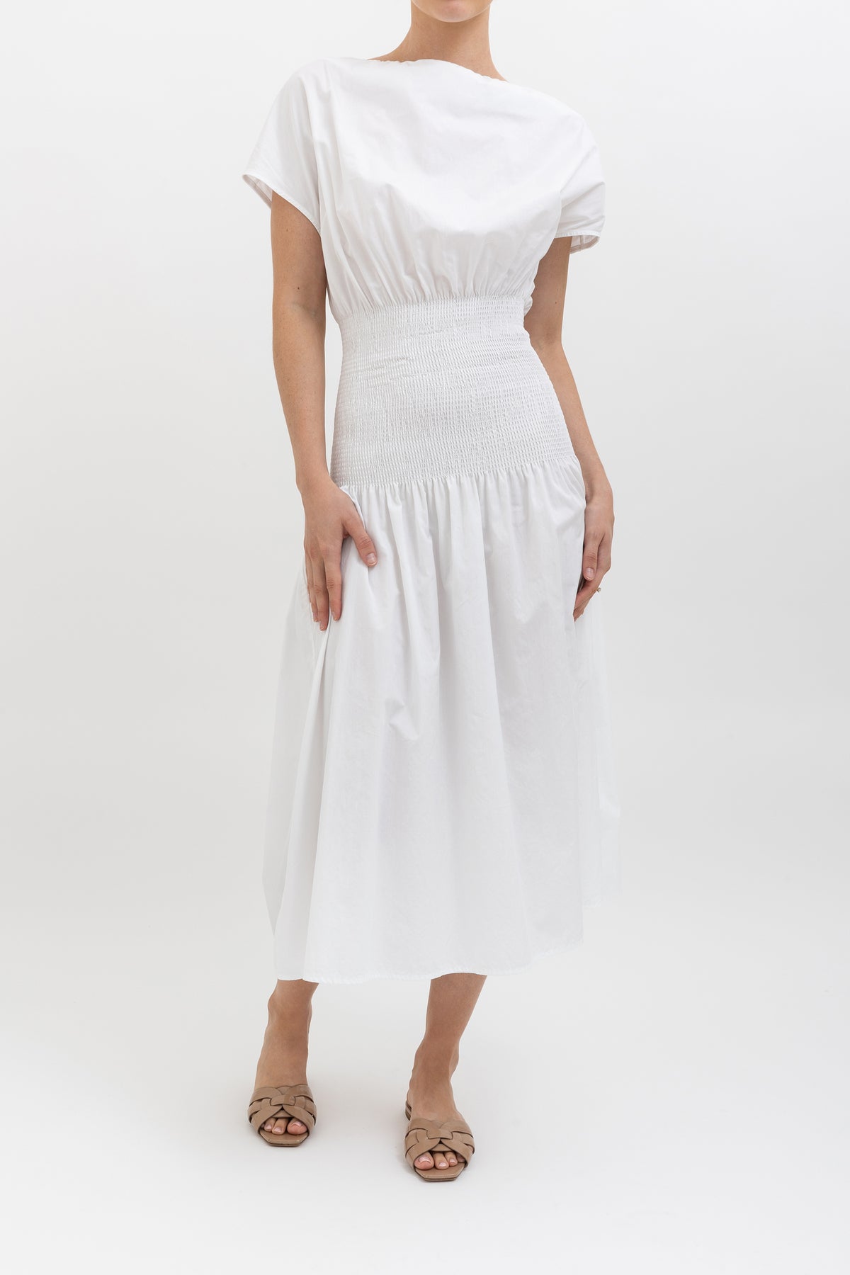 Emma-Kate Shirred Dress