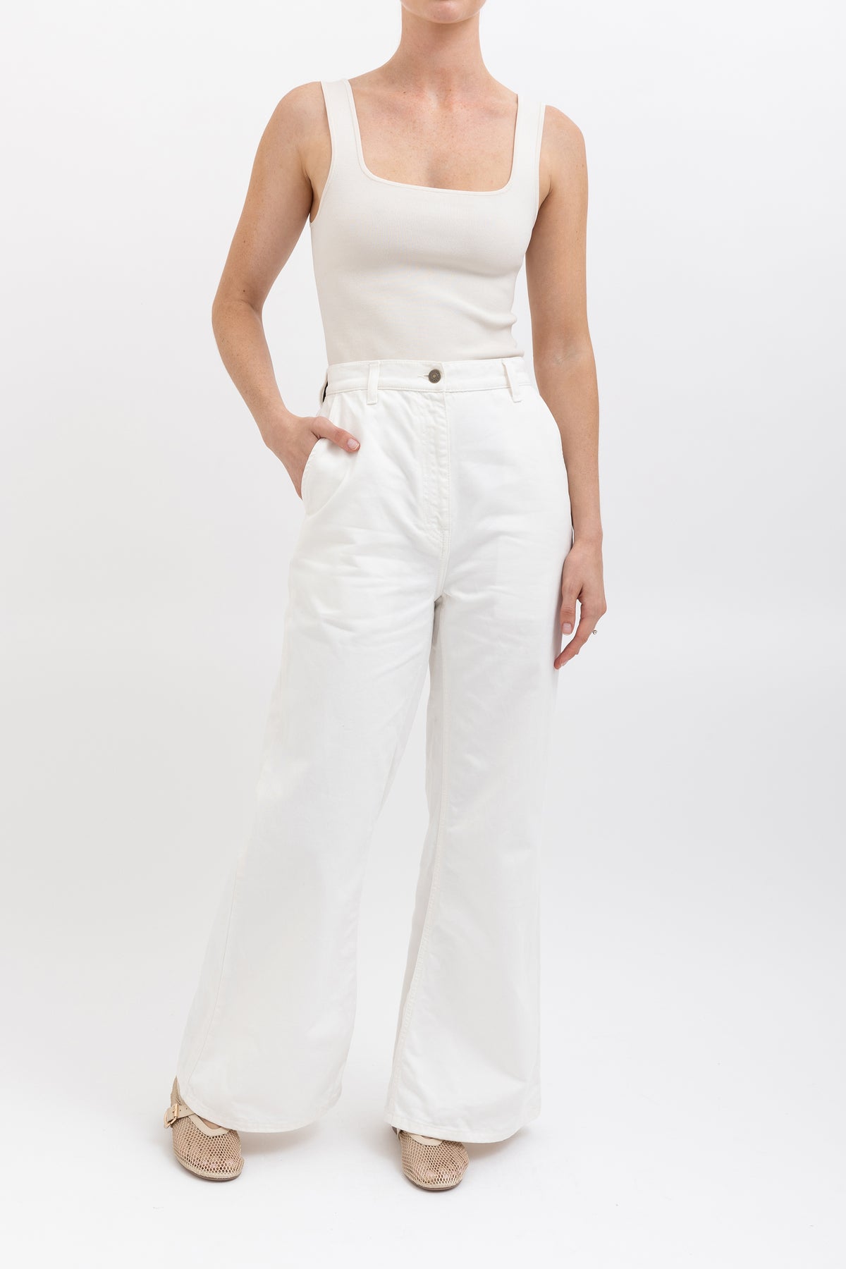Flared Cropped Pant