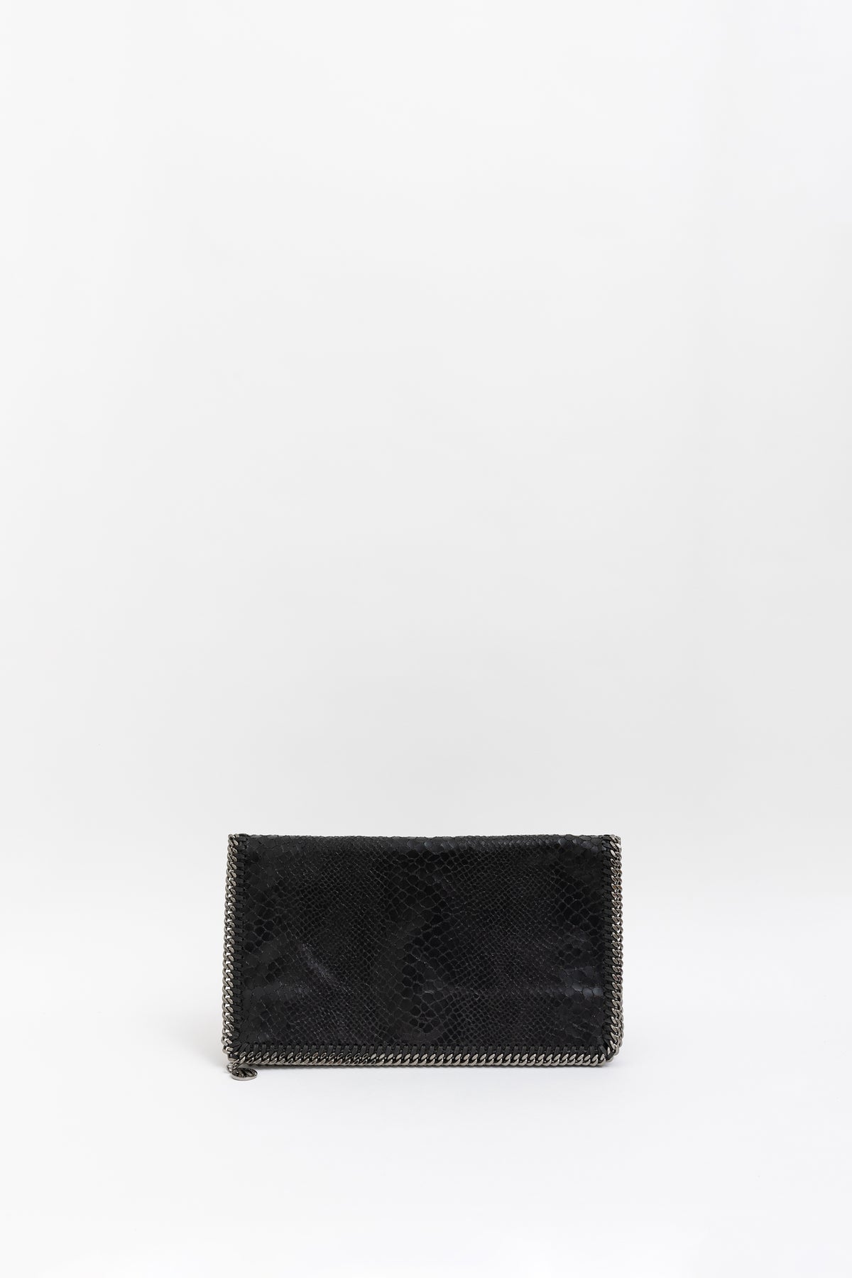 Falabella Python Embossed Clutch