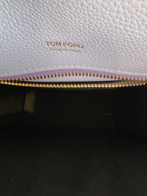 Tom Ford Lilac Leather T Bag