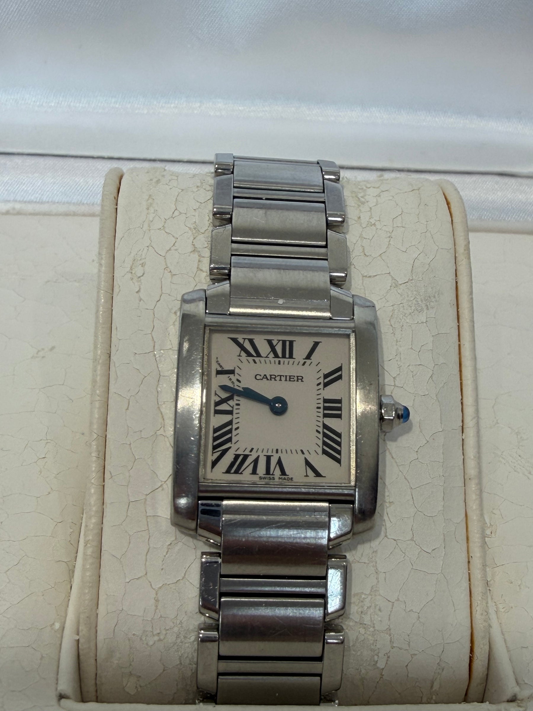 Cartier Stainless Steel Tank Francaise Watch