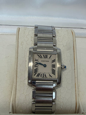 Cartier Stainless Steel Tank Francaise Watch