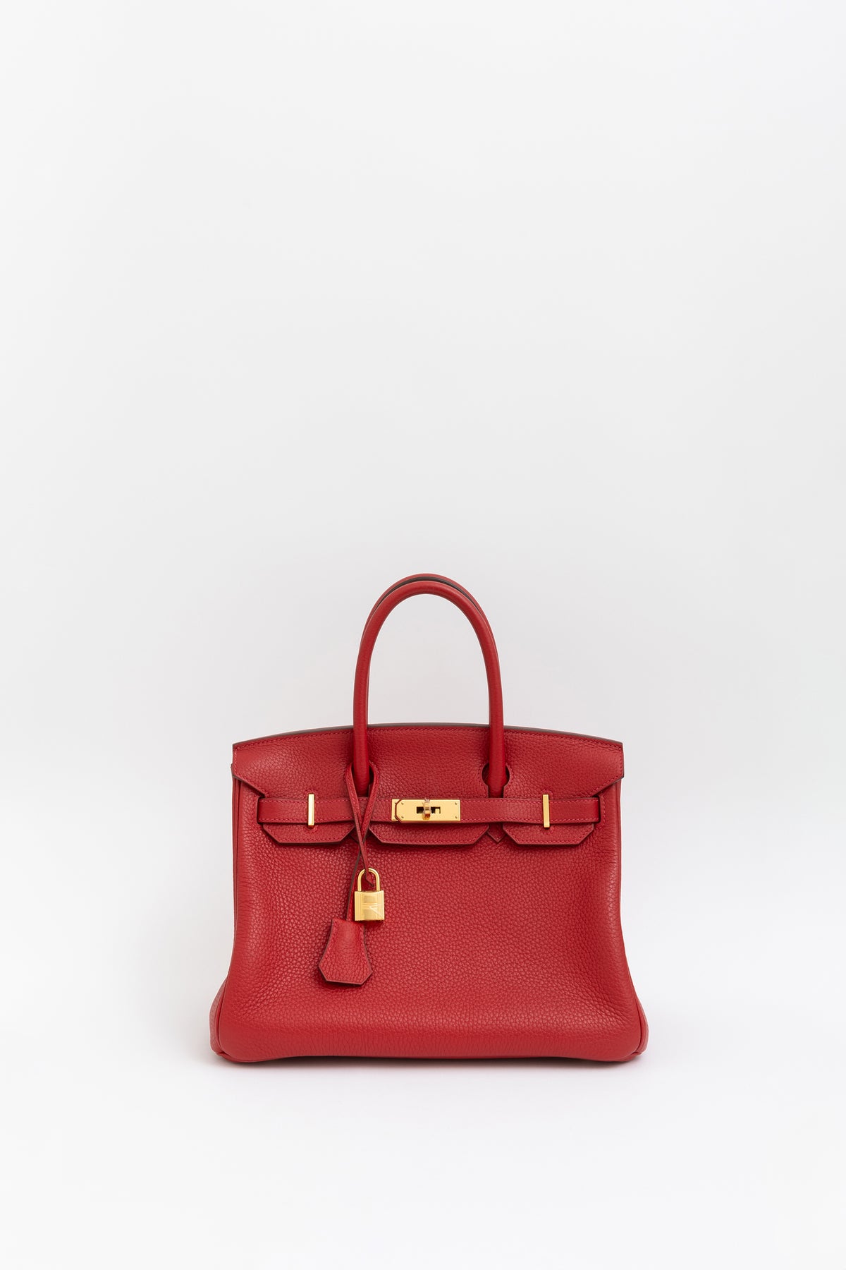 Rouge Casaque Clemence 30 Birkin Bag