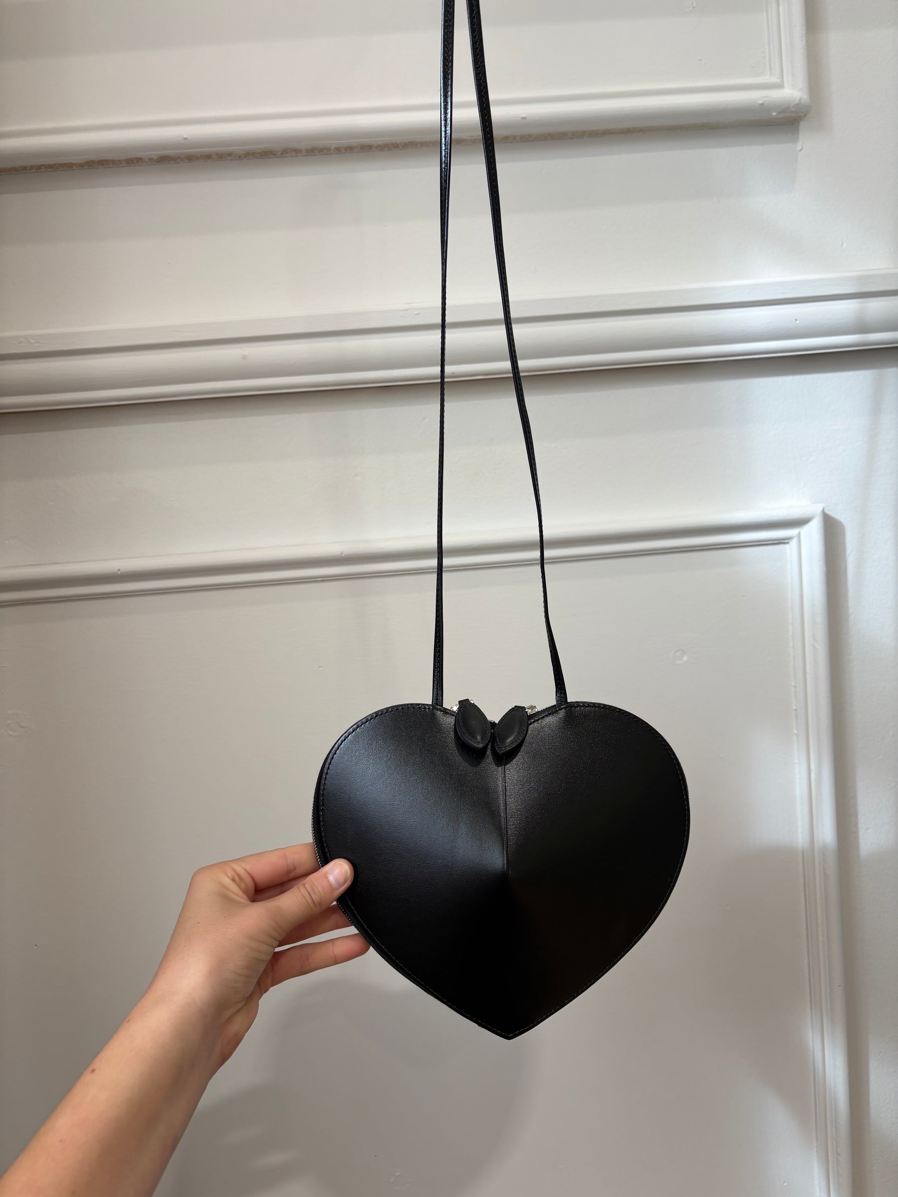 Alaïa Le Coeur Heart Shaped Bag Black