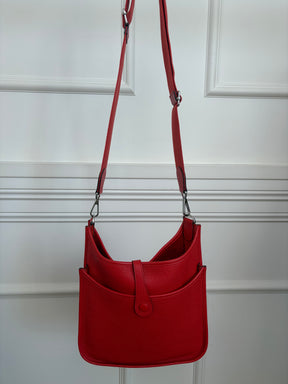 Hermès Red Togo Leather Evelyn 29 Bag