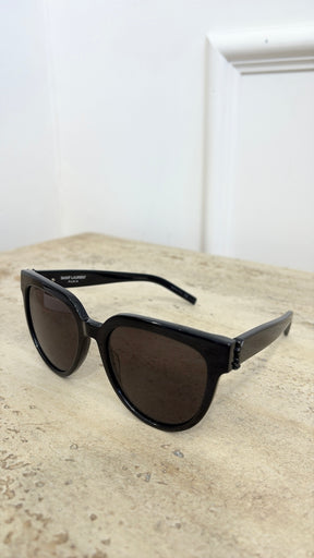 Saint Laurent Black Sunglasses With Black Hardware