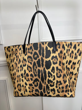Givenchy Leopard Print Shopper Tote