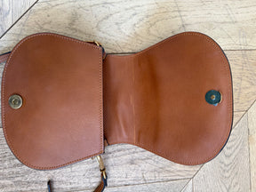 Chloé Tan Leather and Suede Nile Bracelet Bag