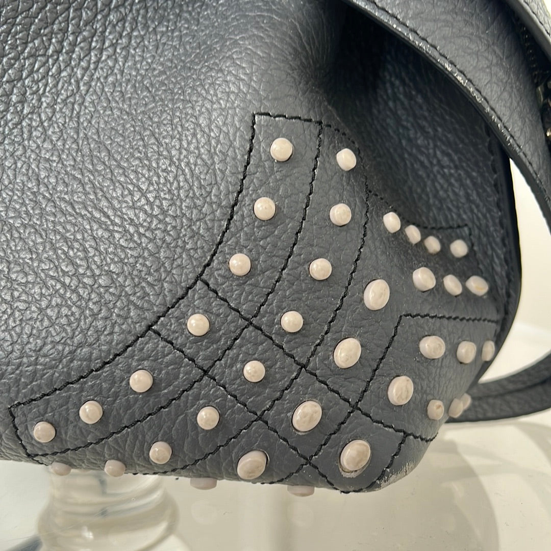 Tods Dark Grey Wave Bag