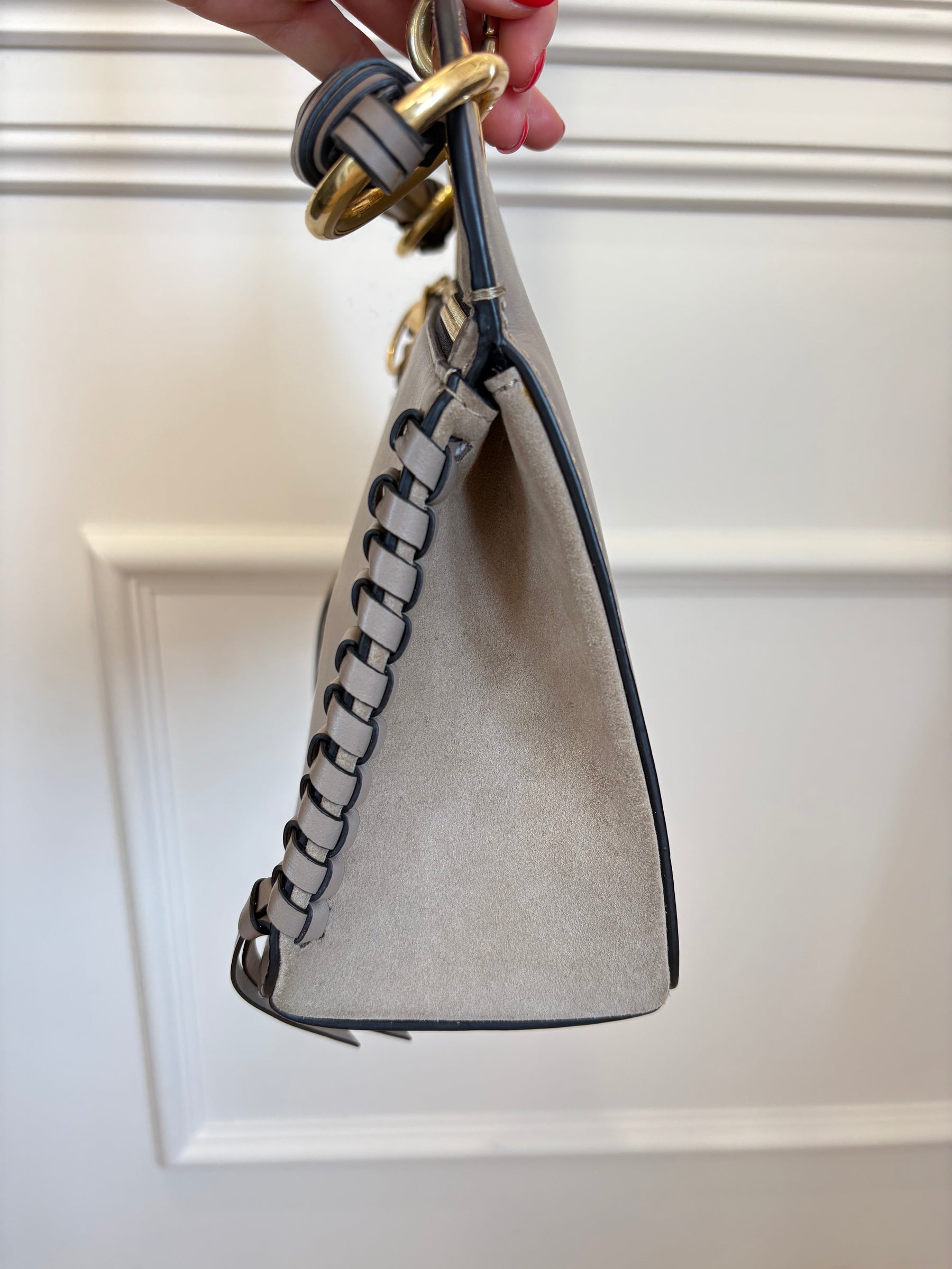 See by Chloé Leather Top Handle Bag With Shoulder Strap