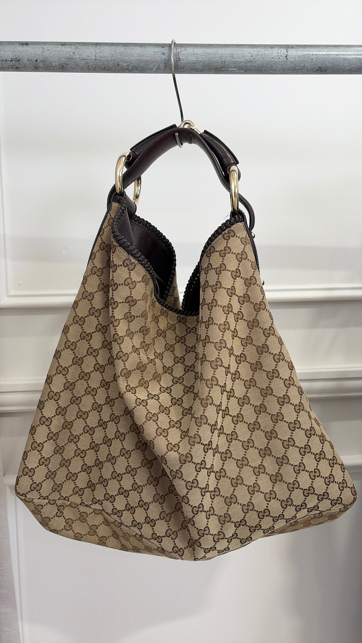 Gucci Monogram Hobo Bag