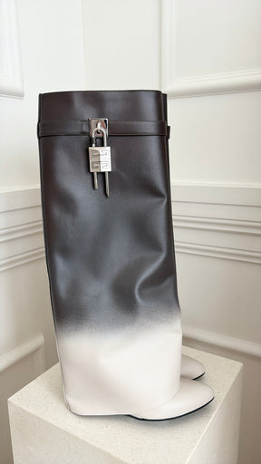 Givenchy Shark boots in Ombré Leather, 39.5