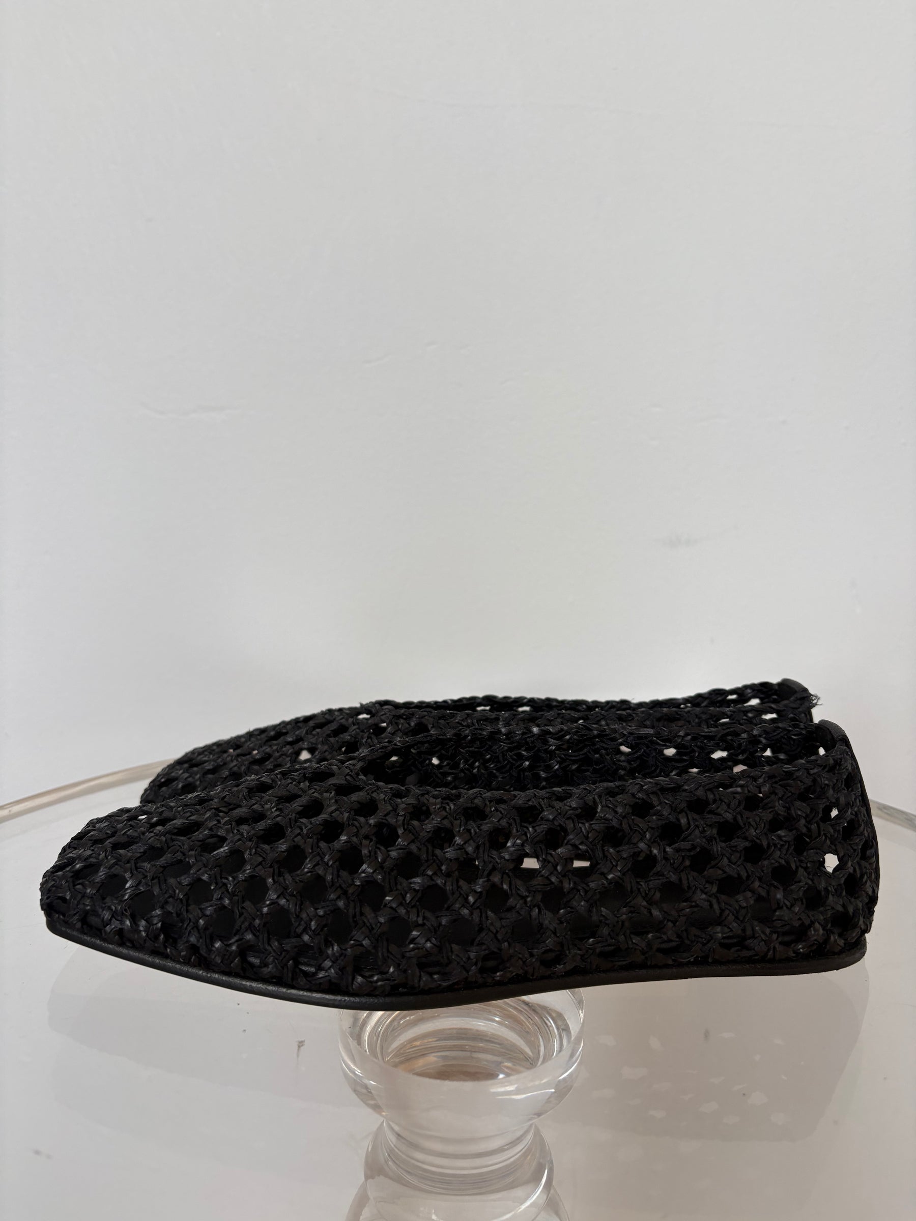 Camilla and Marc Braided Flat Shoes Black, 38
