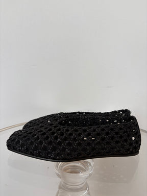 Camilla and Marc Braided Flat Shoes Black, 38