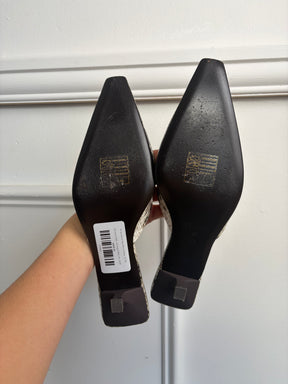 St agni Kitten Heel Mule In Snake, 37.5D