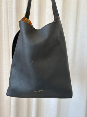Louis Vuitton Black Leather Low Key Hobo MM