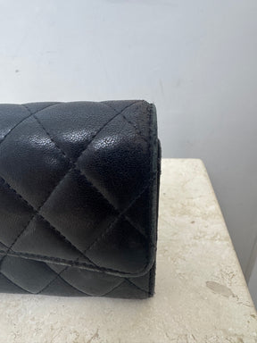 Chanel Quilted Lambskin Long Wallet