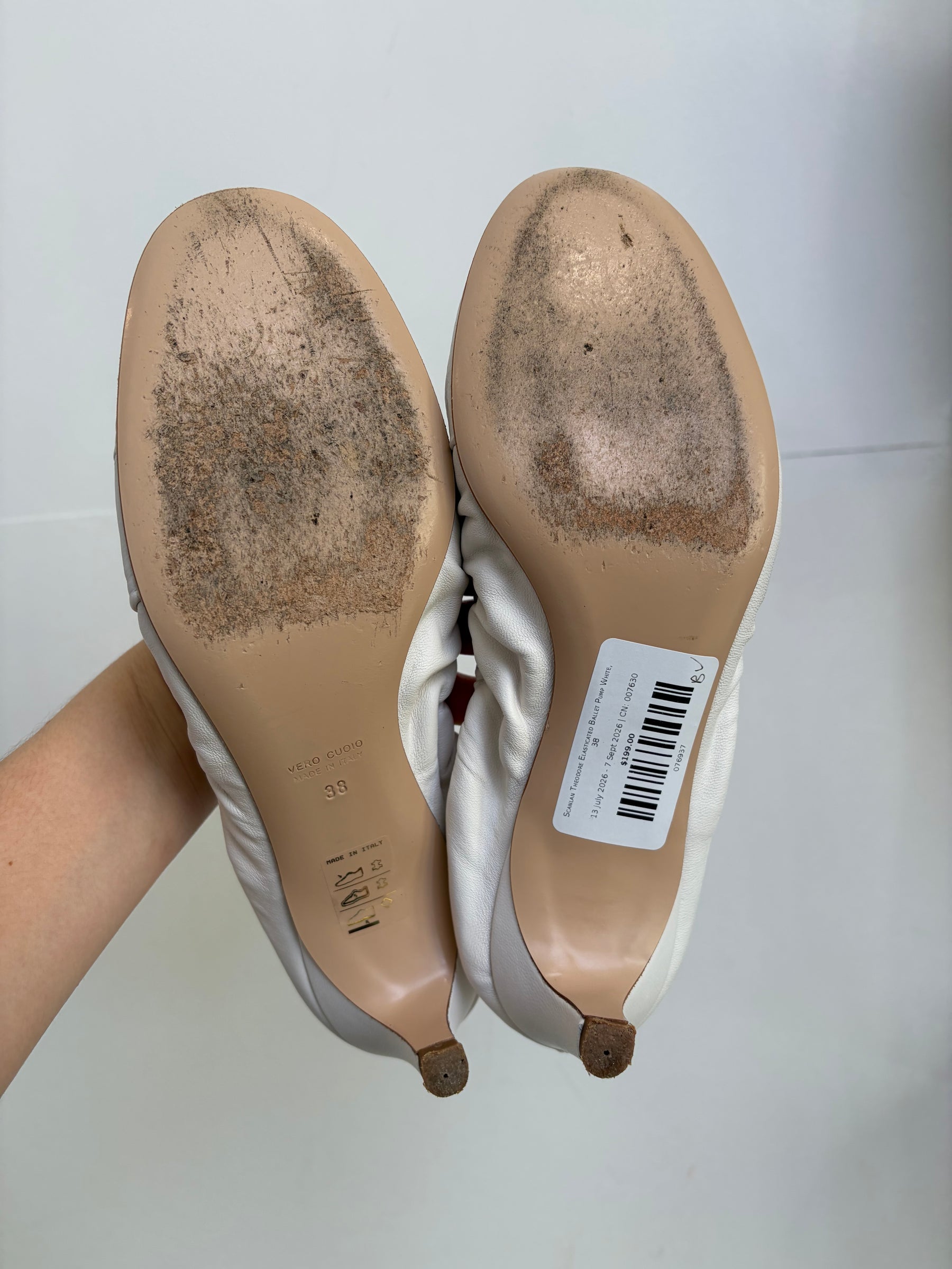 Scanlan Theodore Elasticated Ballet Pump White, 38