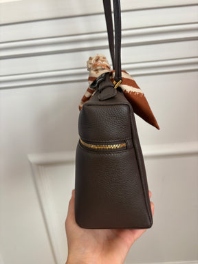 Loro Piana Chocolate Leather Extra Pocket L27