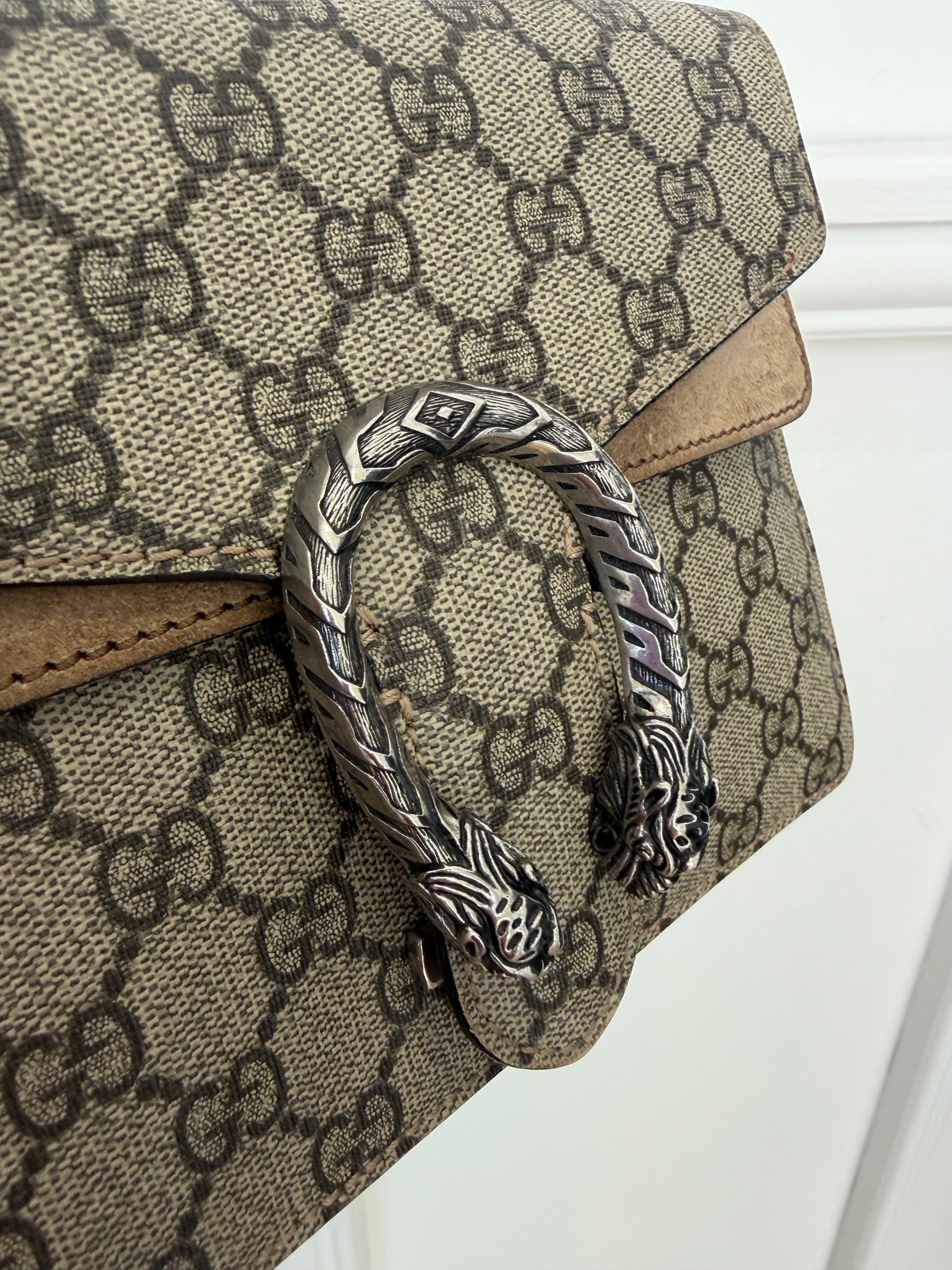 Gucci Monogram Dionysus Handbag