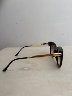 Thierry Lasry Sexxxy Sunglasses Black With Gold Hardware