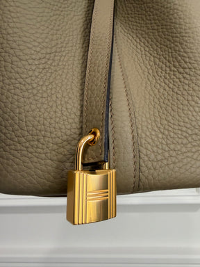 Hermes Sac Picotin Lock 18 In Beige