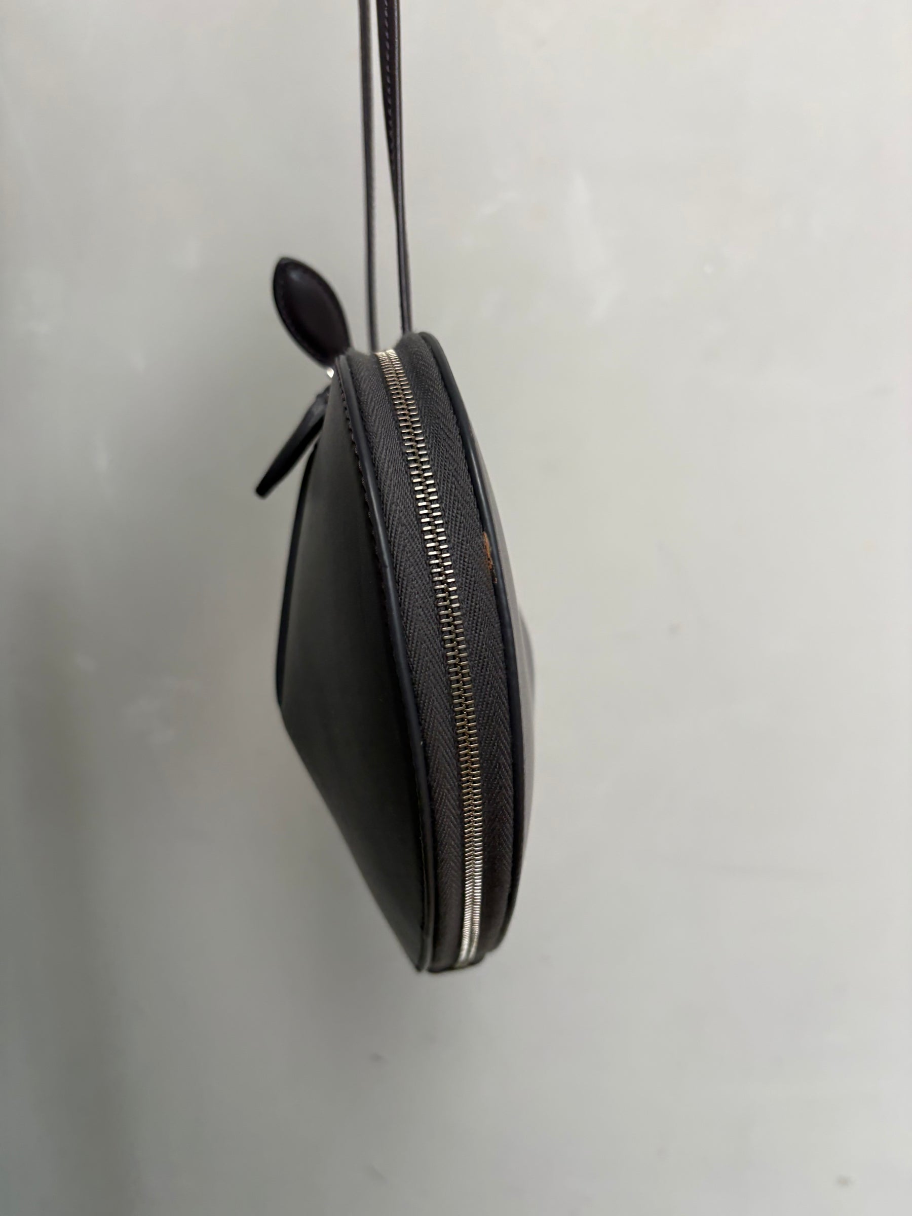 Alaïa Charcoal Leather Le Coeur Heart Bag