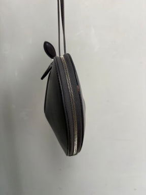 Alaïa Charcoal Leather Le Coeur Heart Bag
