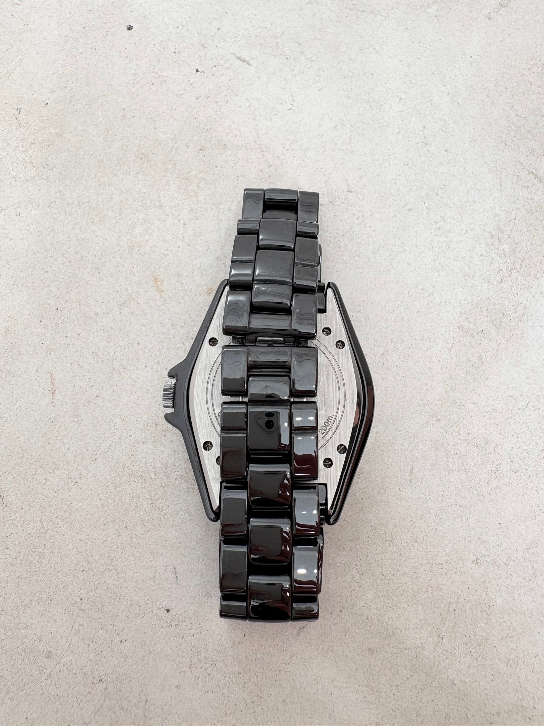 Chanel Black Ceramic J12 Watch 33mm