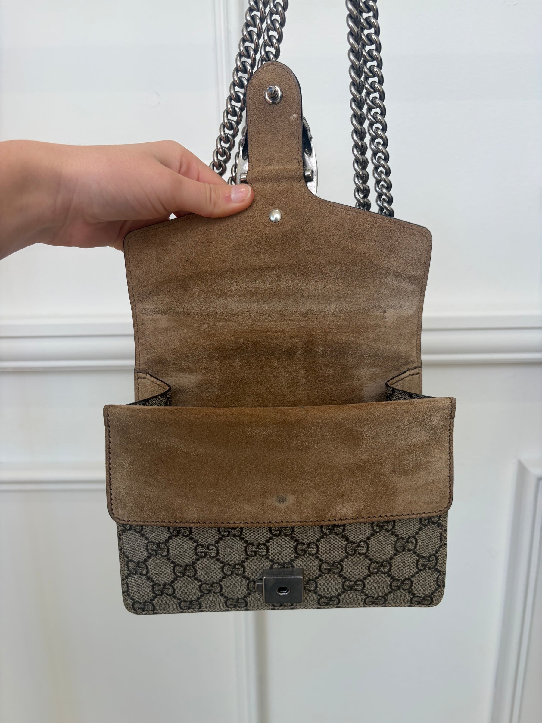Gucci Monogram Dionysus Handbag