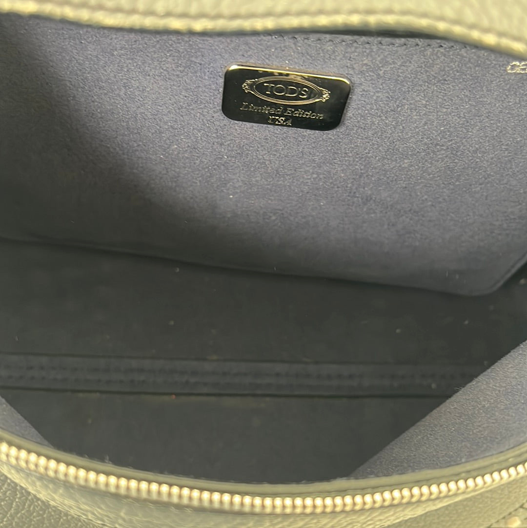 Tods Dark Grey Wave Bag