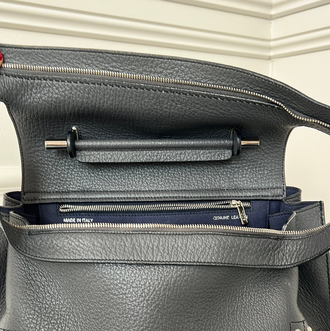 Tods Dark Grey Wave Bag