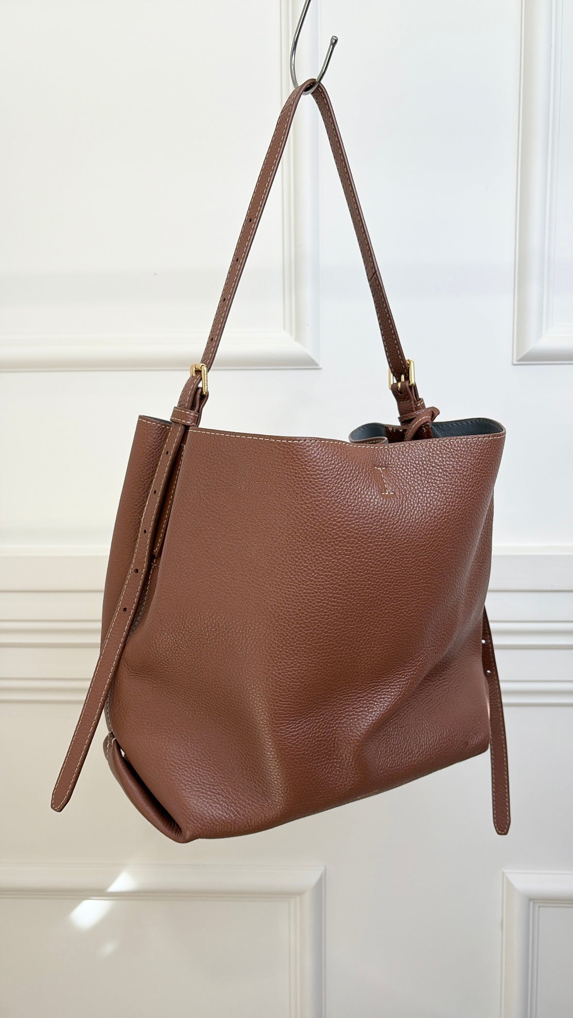 OROTON Margot Hobo Brown Leather