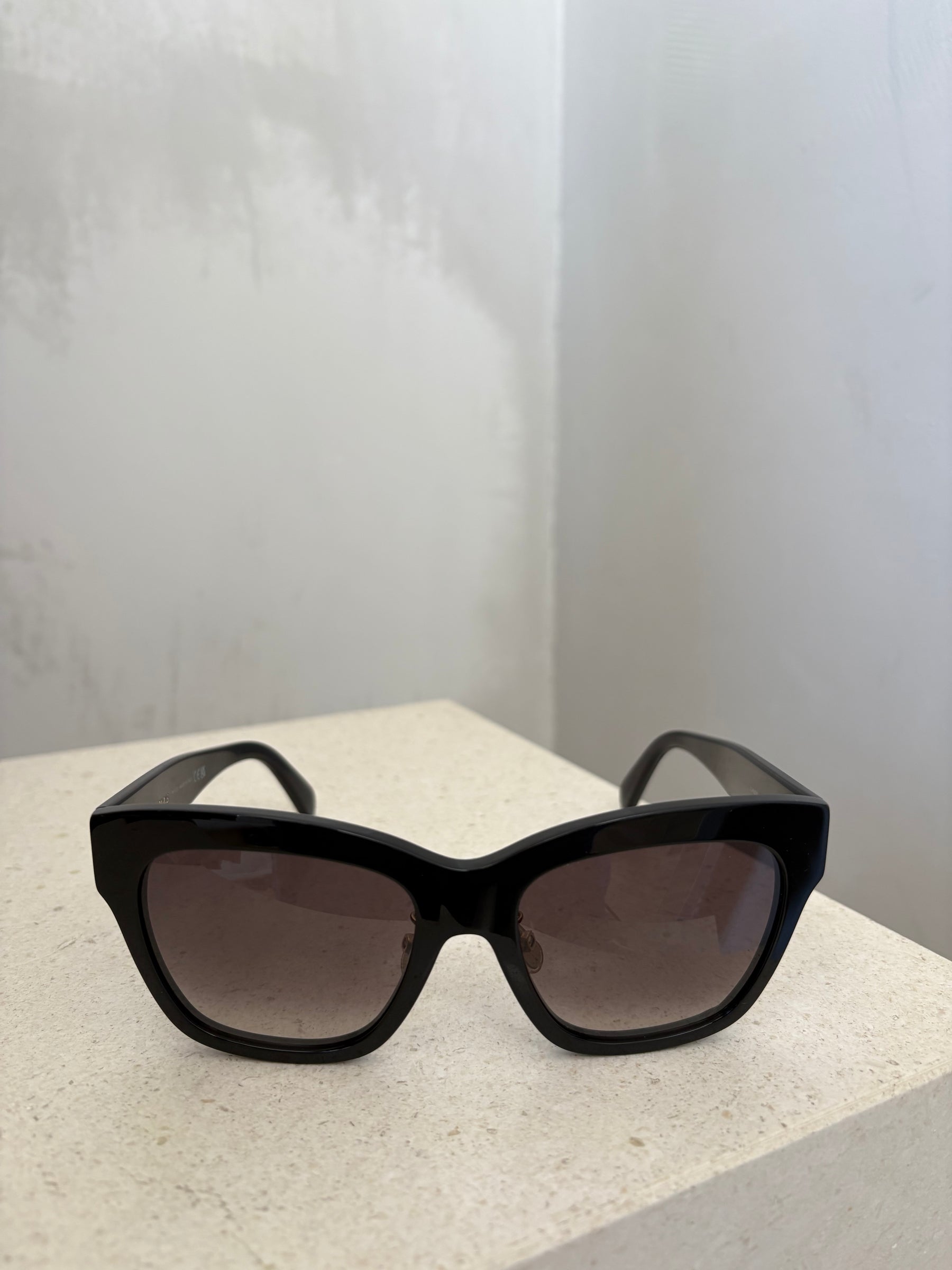 Celine Triomphe Oversized Sunglasses Black