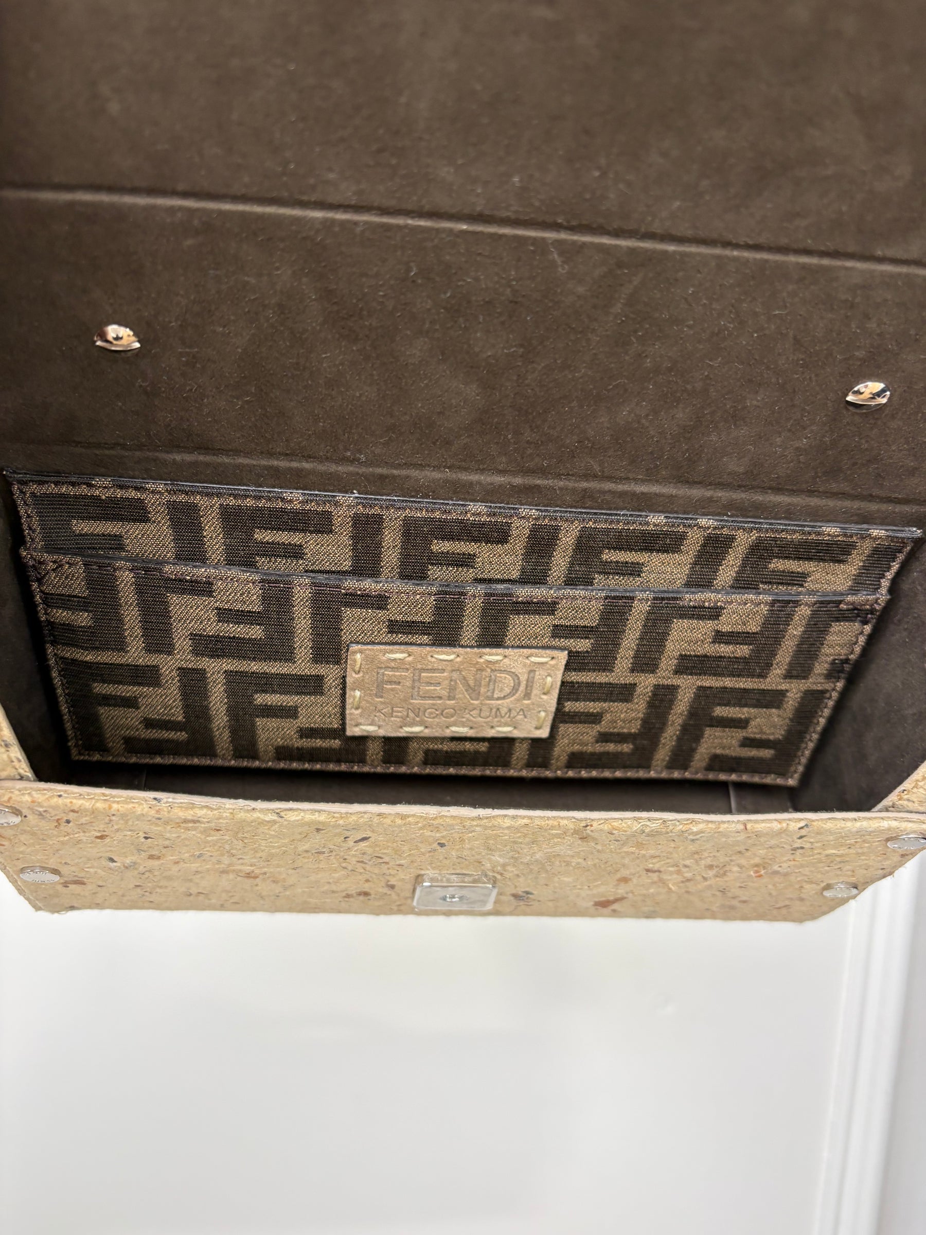 Fendi x Kengo Kuma Paper Mache Baguette Trunk
