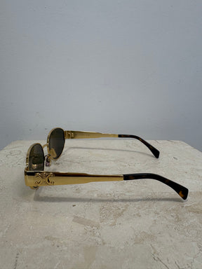 Celine Triomphe 01 Metal Sunglasses Gold