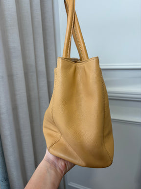 Chanel Beige Caviar Leather Cerf Executive Tote
