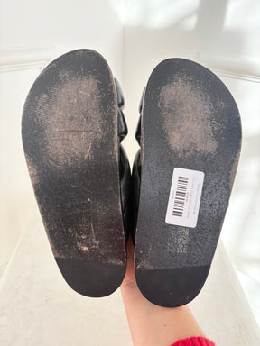 Anine Bing Cross Over Slides, 36
