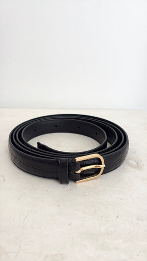 Totéme Croc Effect Wrap Belt