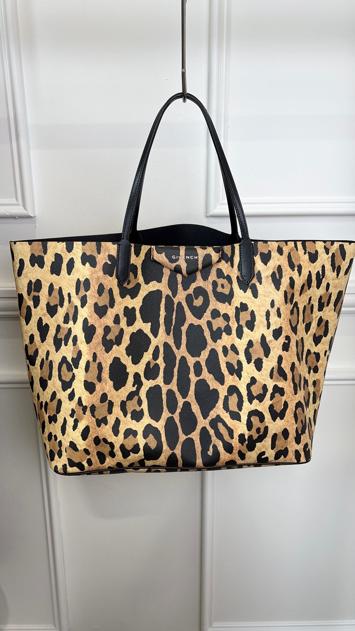 Givenchy Leopard Print Shopper Tote