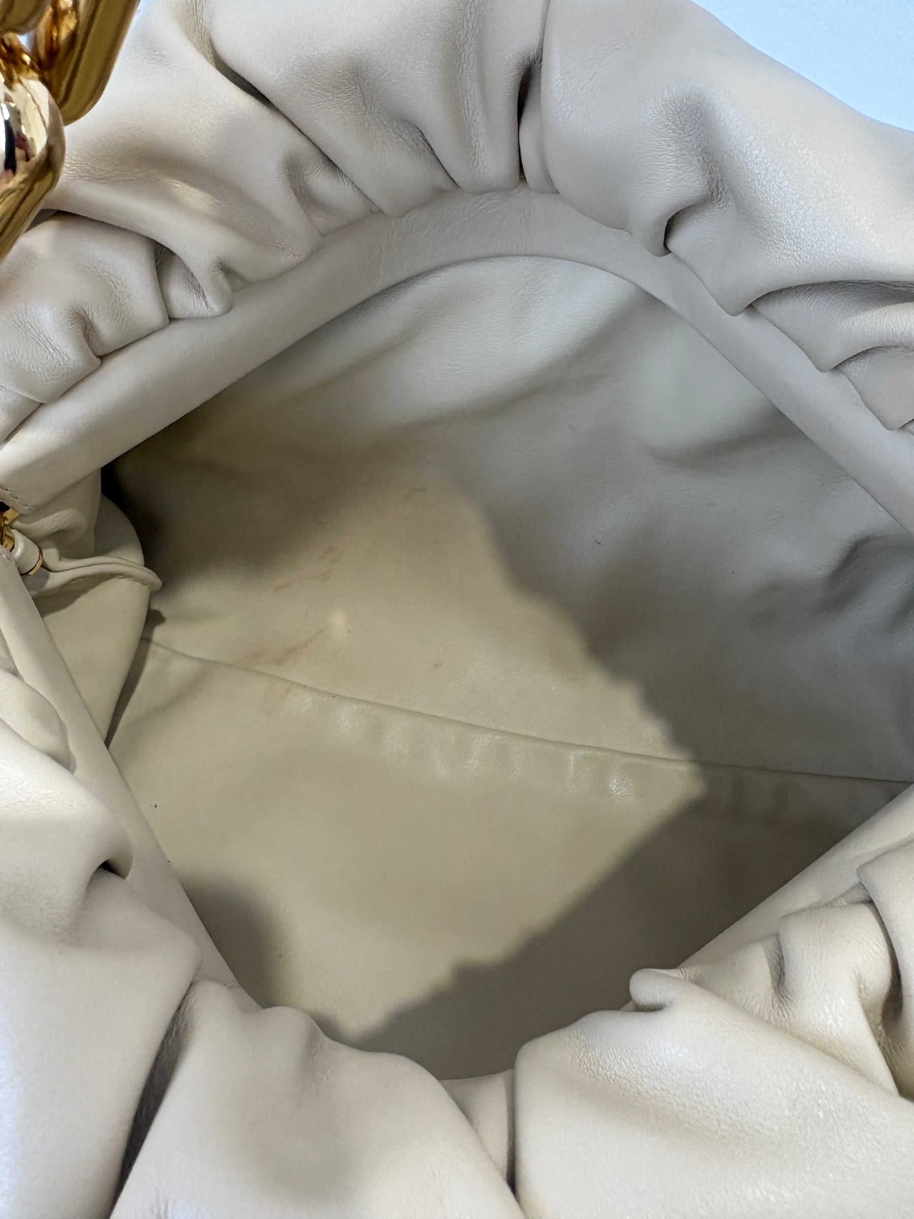 Bottega Veneta Stone Leather Shoulder Chain Pouch