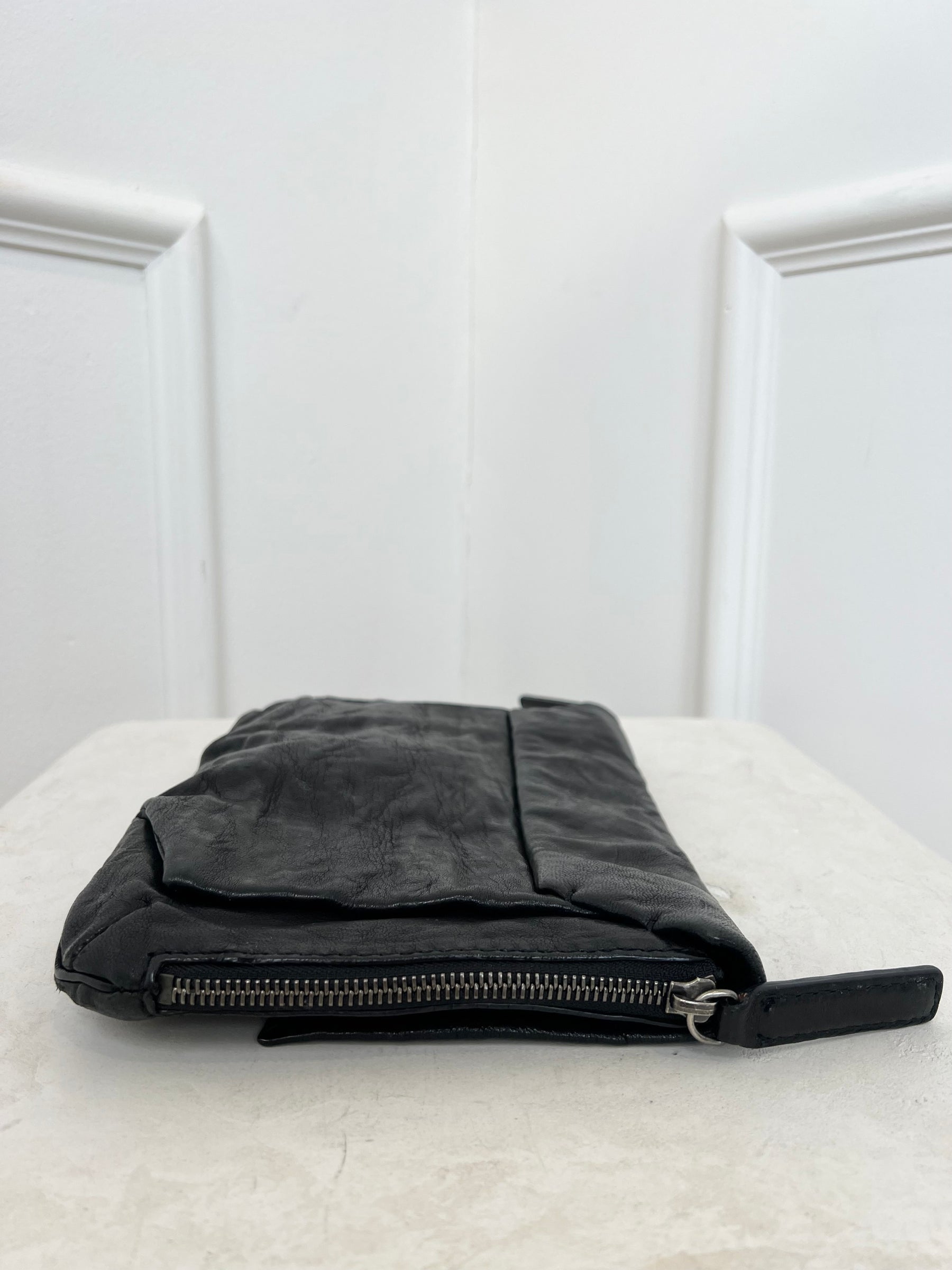 Givenchy Leather Flap Clutch