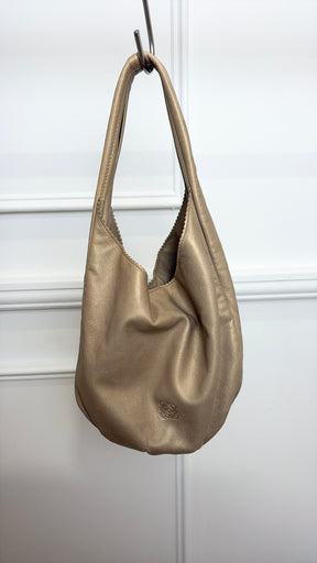 Loewe Hobo Gold Metalic Bag
