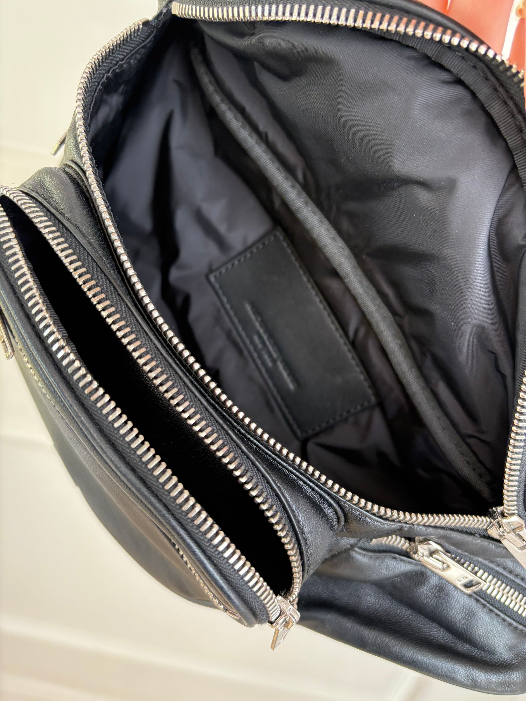 Alexander Wang Black Leather Bum Bag