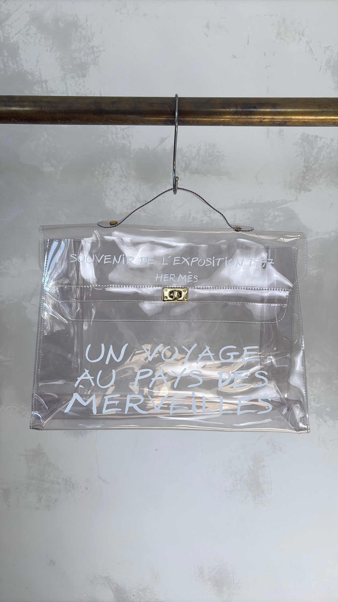 Hermès 1997 Vinyl Souvenir De L Exposition Kelly handbag