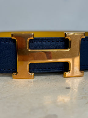 Hermès Mini Constance Belt Buckle & Reversible Leather Strap 24 mm, 85