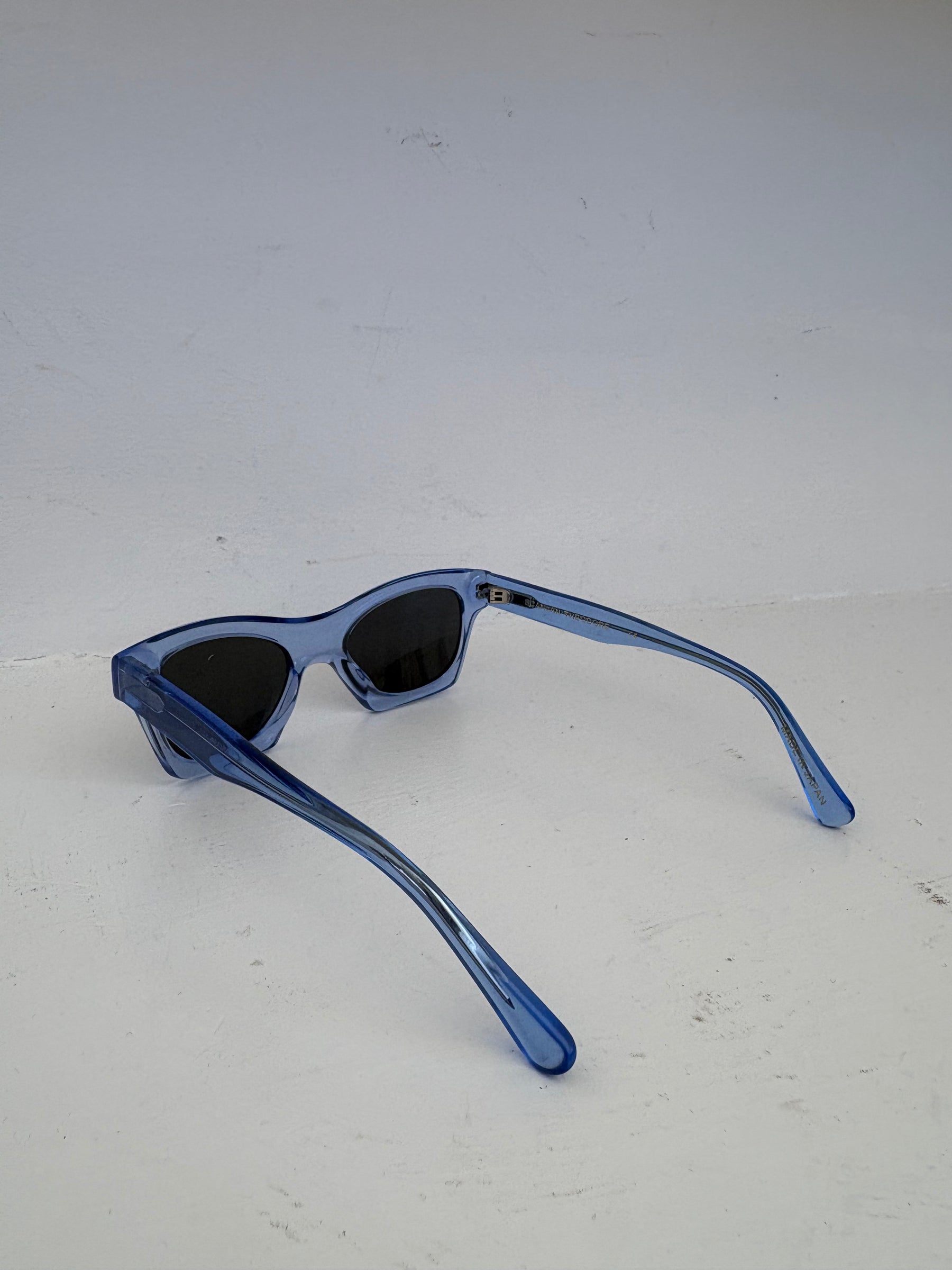 Scanlan Theodore Blue Acetate Cat Eye Sunglasses